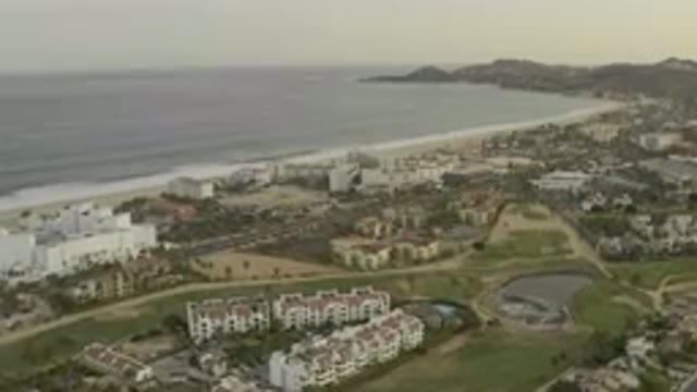 LOS CABOS MEXICO-2019: A Big Landscape Behind The Sea Water Body