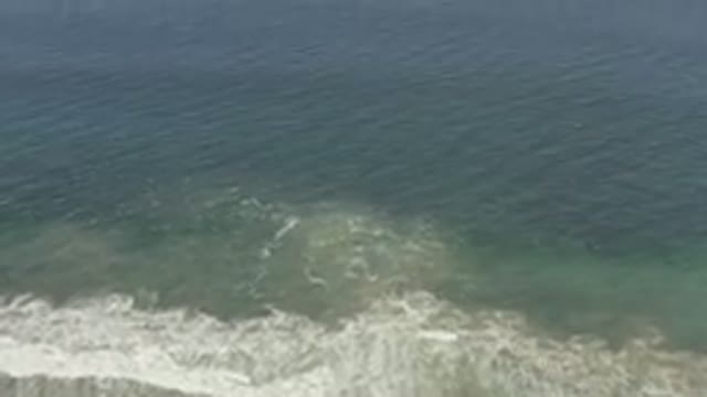 LOS CABOS MEXICO-2019: An Overview Of A Large Ocean With Waves Crashing By The Beach