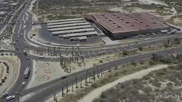 LOS CABOS MEXICO-2019: Outer Ring Road City Outskirts Vehicles On The Road
