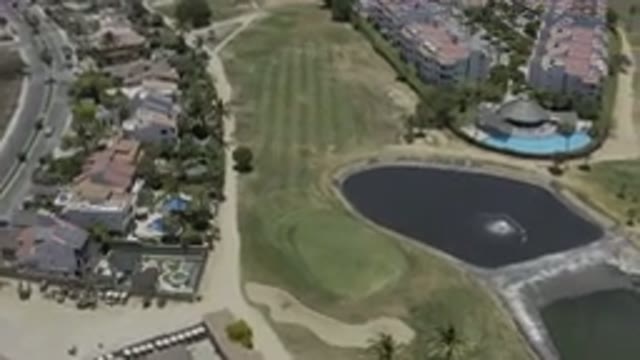 LOS CABOS MEXICO-2019: Lush Golf Course in Los Cabos
