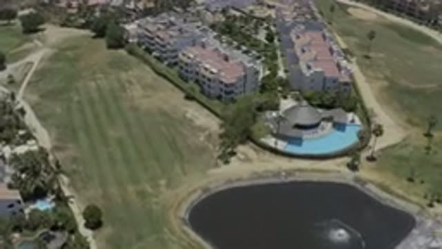 LOS CABOS MEXICO-2019: Large Residential Complex With Swimming Pool And Park
