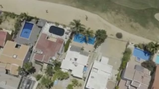 LOS CABOS MEXICO-2019: Aerial Footage Of A Nice Community Filled With Houses