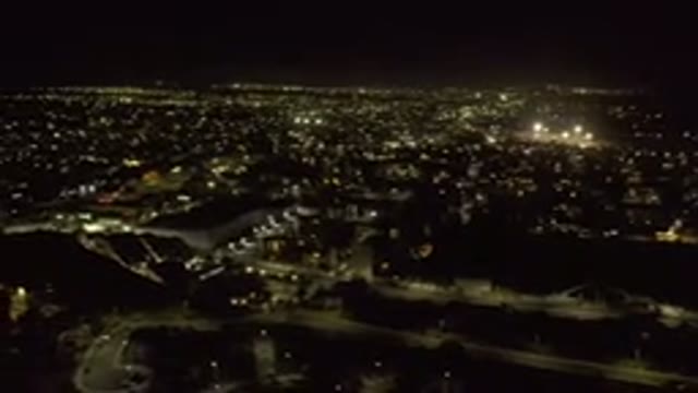 LOS CABOS MEXICO-2019: Night Capital City Life Roads Construction