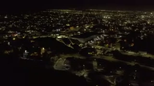 LOS CABOS MEXICO-2019: Large Aerial Footage Of A Giant City With Minimal Visibility