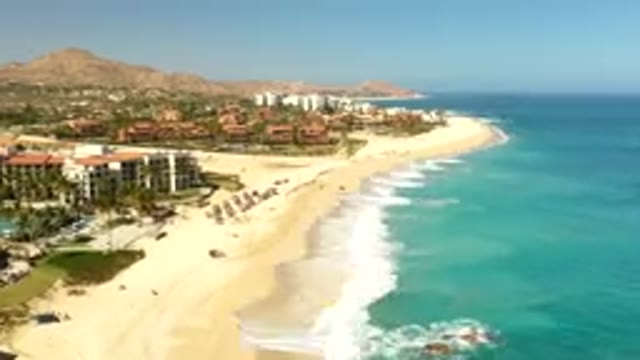 LOS CABOS MEXICO-2019: Beautiful Caribbean Beach With Luxurious Hotels