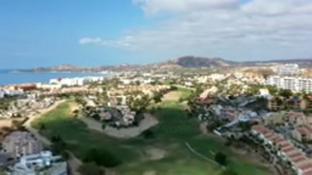 LOS CABOS MEXICO-2019: View Over A Beautiful Region Full Of Green And Large