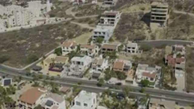 LOS CABOS MEXICO-2019: Houses And Buildings Are So Close Together With An Open