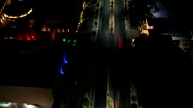 LOS CABOS MEXICO-2019: Aerial Footage That Is Sped Up Quickly As Traffic Moves