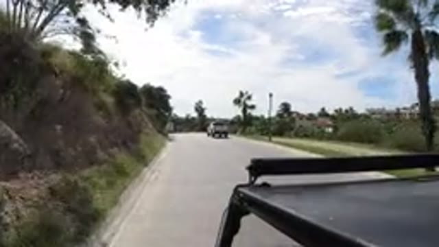 LOS CABOS MEXICO-2019: Camera On Top Of A Jeep Car That Is Taking Video Of A