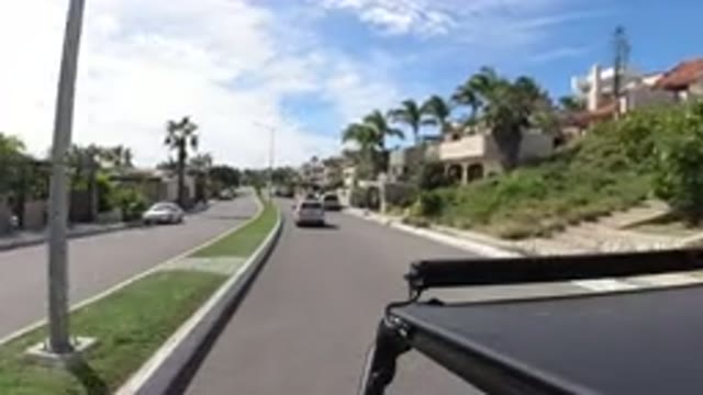 LOS CABOS MEXICO-2019: Cars Running Through The Freeway