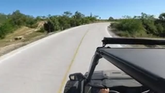 LOS CABOS MEXICO-2019: Car Road Holiday Street Trees Plants Vacation Sky Clear