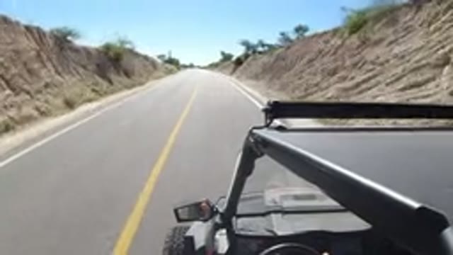 LOS CABOS MEXICO-2019: Amazing And Clean Road With Green Grass Trees Around And