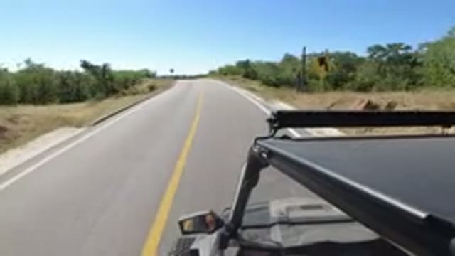 LOS CABOS MEXICO-2019: Roadside Travel with Beautiful Views, Trees, and Signal Boards
