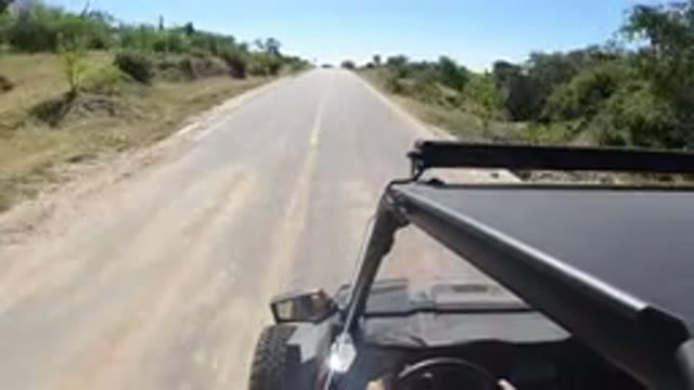 LOS CABOS MEXICO-2019: Car Moving On Asphalt At Average Speed
