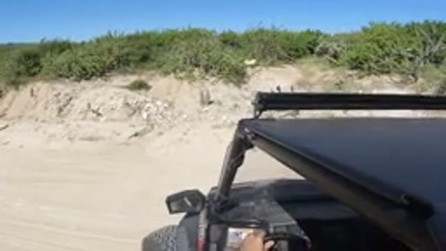 LOS CABOS MEXICO-2019: Driving A Sand Car In Deserted Area