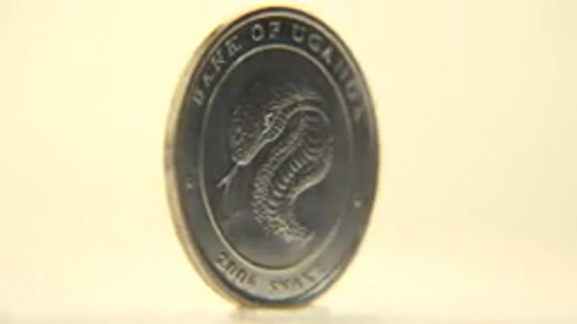 Spinning Shiny Silver Coin With Snake Engraved On It