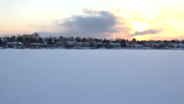 HIDDEN LAKE COLORADO-2014: Beautiful View Of Numerous Snow With Houses And