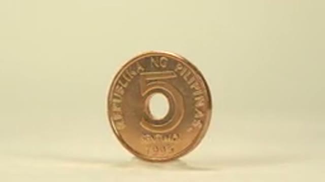A Five Centavo Coin Made in The Philippines