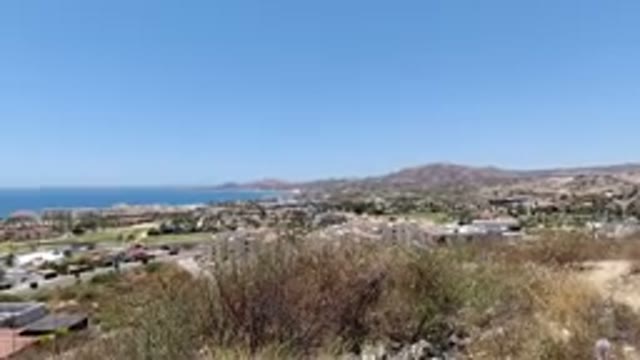 SAN JOSE DEL CABO MEXICO-2020: Panoramic Daytime View Of A Coastal Town
