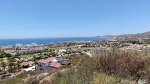 SAN JOSE DEL CABO MEXICO-2020: On Top Of The Mountain With Beautiful Views Of
