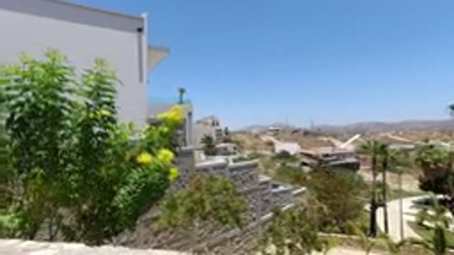 SAN JOSE DEL CABO MEXICO-2020: Video Of The Mountains And Barn As The Camera