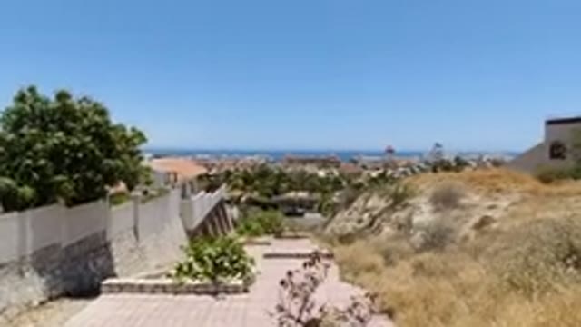 SAN JOSE DEL CABO MEXICO-2020: A View Of The City From Above On A Nice Cloudy Day