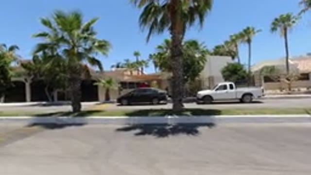 SAN JOSE DEL CABO MEXICO-2020: A Wrangler Moving On The Multi Rack Road