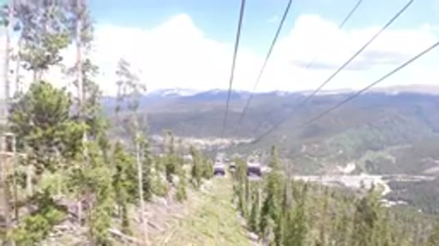 WINTER PARK COLORADO-2019: Video Taken From A Rope Wrangler Climbing Uphill With