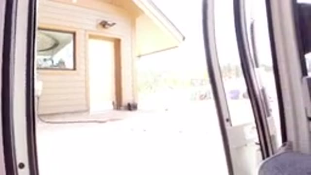 WINTER PARK COLORADO-2019: Driving By Building With White Door And Two Double Doors
