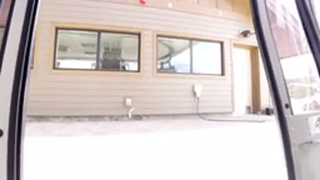 WINTER PARK COLORADO-2019: Looking Out From Open Door Of Moving Vehicle