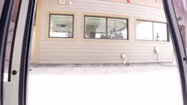 WINTER PARK COLORADO-2019: Slow Roam Pick Up At A Public Building
