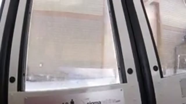 WINTER PARK COLORADO-2019: Dog And His Master Inside A Train