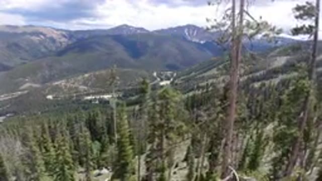 WINTER PARK COLORADO-2019: A View Of Nature From Above Showing Mountains And Trees
