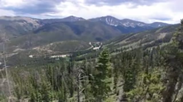WINTER PARK COLORADO-2019: View From A Rope Wrangler Going Down Hill Hills With