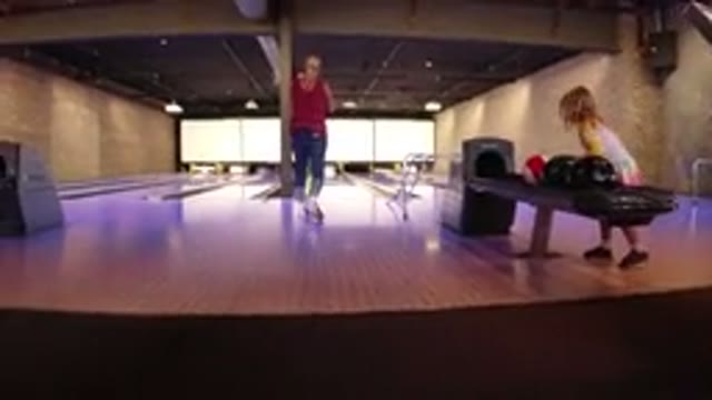 WINTER PARK COLORADO-2019: Mother And Daughter Bowling Together