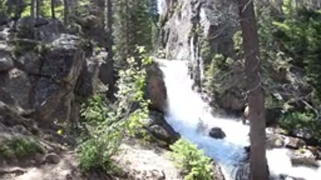 WINTER PARK COLORADO-2019: Excessive Rainfall Creates Wonder Wall Of Water