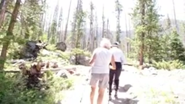 WINTER PARK COLORADO-2019: Cool Hiking Family in a Jungle on a Great Sunny Day