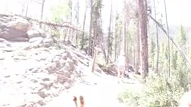 WINTER PARK COLORADO-2019: Video Of A Large Nature Walking Trail And Two People