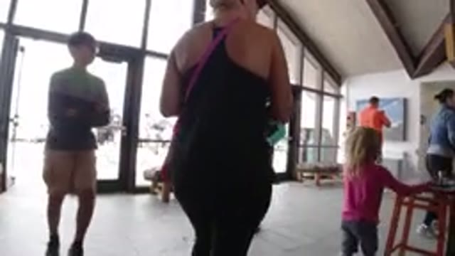 WINTER PARK COLORADO-2019: Video Of A Little Girl Inside A Shop With An Older Woman