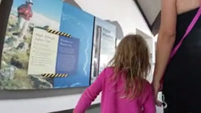 WINTER PARK COLORADO-2019: A Little Girl Discovers a Museum of Weather and Nature