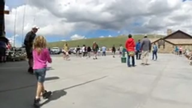 WINTER PARK COLORADO-2019: Child Walking Alone at Event Looking for