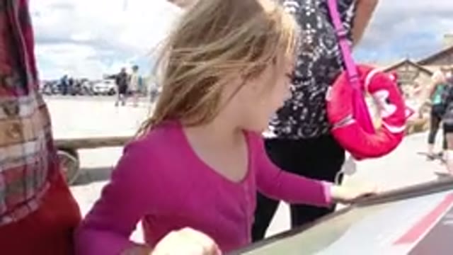 WINTER PARK COLORADO-2019: Little Girl Learning And Experiencing A Great Adventure