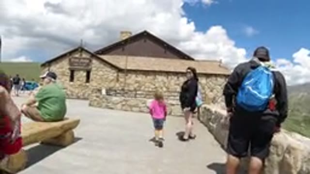 WINTER PARK COLORADO-2019: Visiting A Stone Building On A Mountain With My Family
