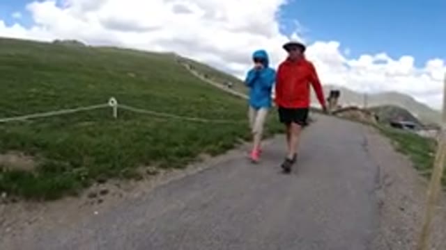 WINTER PARK COLORADO-2019: Walking a Hiking Trail Up a Mountain with Daughter