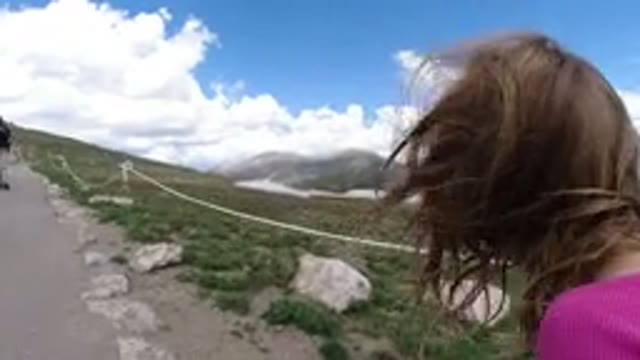 WINTER PARK COLORADO-2019: Little Girl Recorded By Her Parent While They Walk Up
