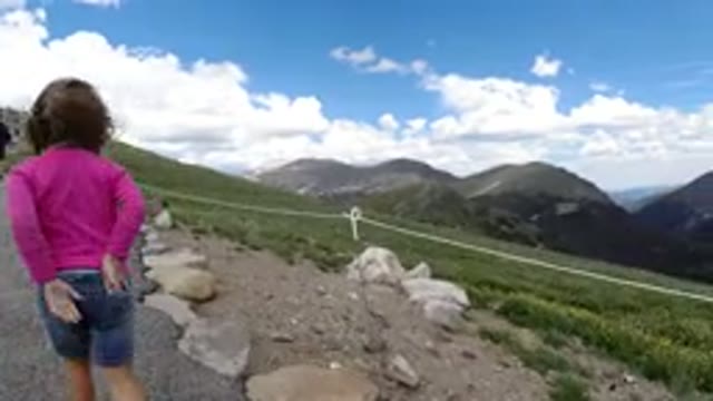 WINTER PARK COLORADO-2019: Video Of A Girl Walking Up Along A Steep Walking Trail