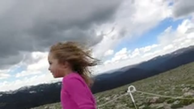 WINTER PARK COLORADO-2019: Video Of A Little Girl With Two Other Kids Playing On