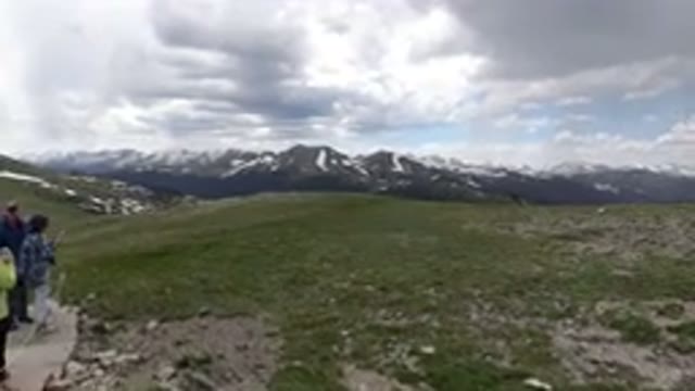 WINTER PARK COLORADO-2019: Looking At Huge Expanse Of Land With Mountains In