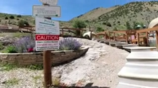 WINTER PARK COLORADO-2019: A Camera Moving Slightly Up A Mountainside Along A