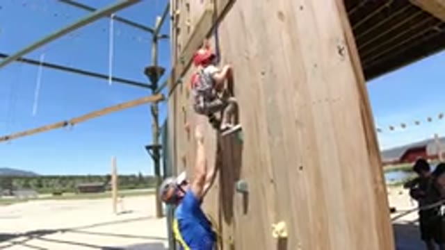 WINTER PARK COLORADO-2019: Child Rock Climbing